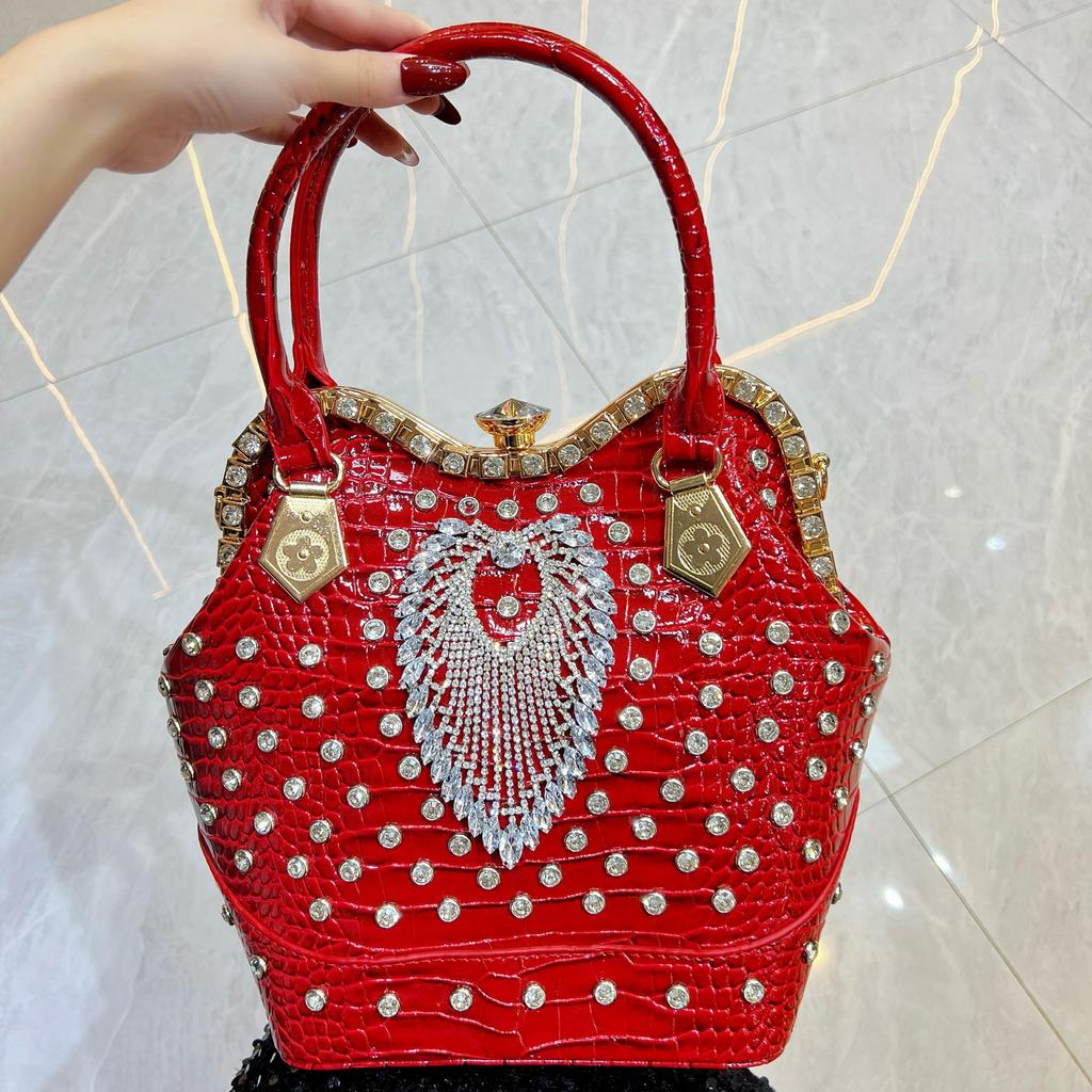Large Capacity Handbag for Evening Banquet, Fashionable Single-shoulder Crossbody Bag