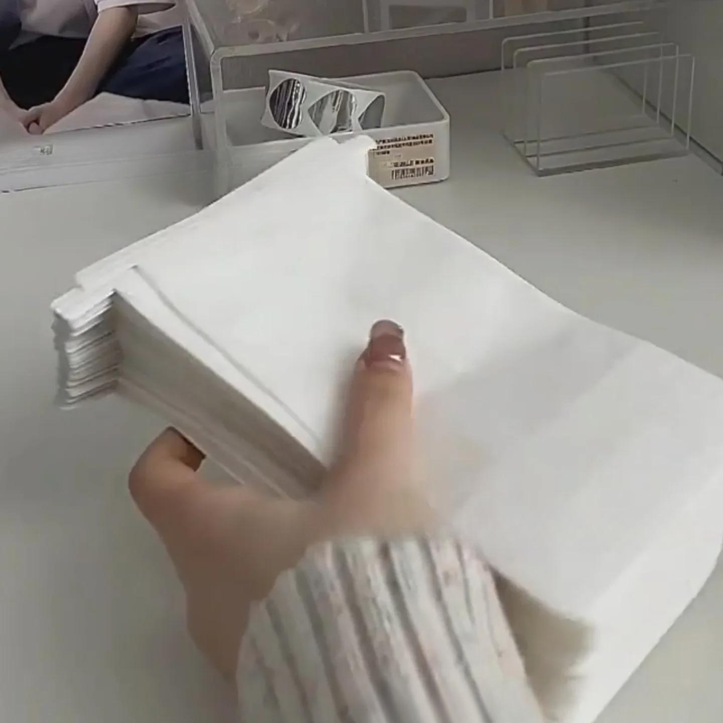 

10 шт. корейский простой белый крафт-бумажный пакет с рулоном и запечатыванием кармана для девочек Kpop Star 3-дюймовая фотокарточка DIY упаковочная сумка белый