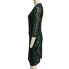 2 Pcs/Set Women Prom Dress Skirt Set Hollow Out Lace Ruffle Hem High Waist Round Neck Three Quarter Sleeve Ankle Length Banquet Maxi Dress