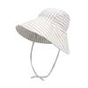 Sombrero de Sol para Bebé Verano Niños Niñas Sombrero de Cubo Niños Algodón UV Sombreros de Viaje Niño Ala Ancha Exterior Gorras de Playa Moda Casual Sombrero Panamá