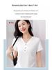 2025 Stylish V-neck Slimming Petite Short Sleeve T-shirt