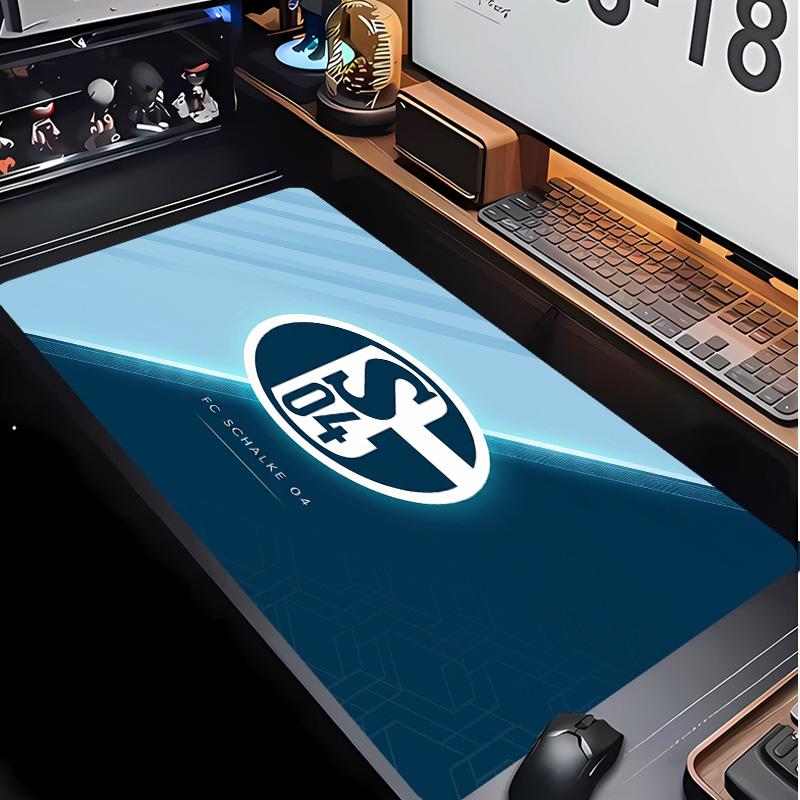Tappetino per Mouse con Motivo Calcio Schalke 04 Non?Tappetino Mouse da Gioco Antiscivolo con Base in Gomma per Scrivania Ufficio Casa