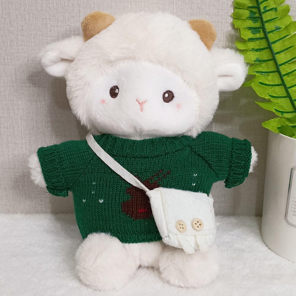 Internet Star Poki the Lamb Plush Toy: Cute Belle the Sheep Doll in Outfit - Perfect Gift for Girls