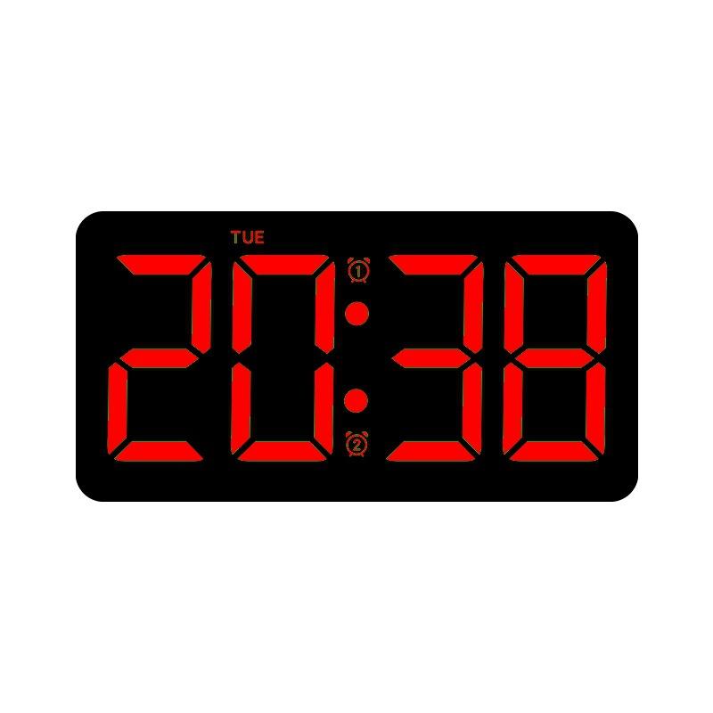 Hot Selling 2803 LED Digital Electronic Alarm Clock, Large Display, Wall & Desk Table Clock for Bedroom Living Room