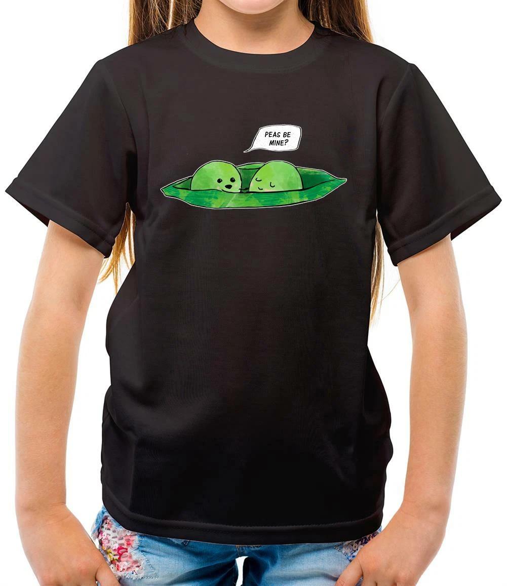 Peas Be Mine - Kids T-Shirt - Spoof - Joke - Pun - Punny - Cute - Funny - Gift 120
