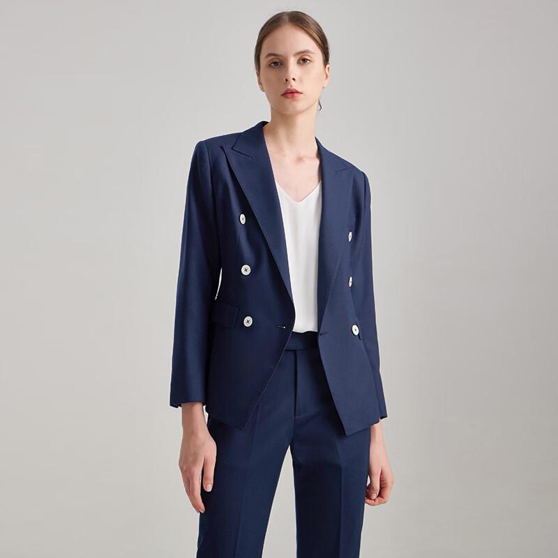 LadyS Elite Women's Navy Wool Blend Suit Separates