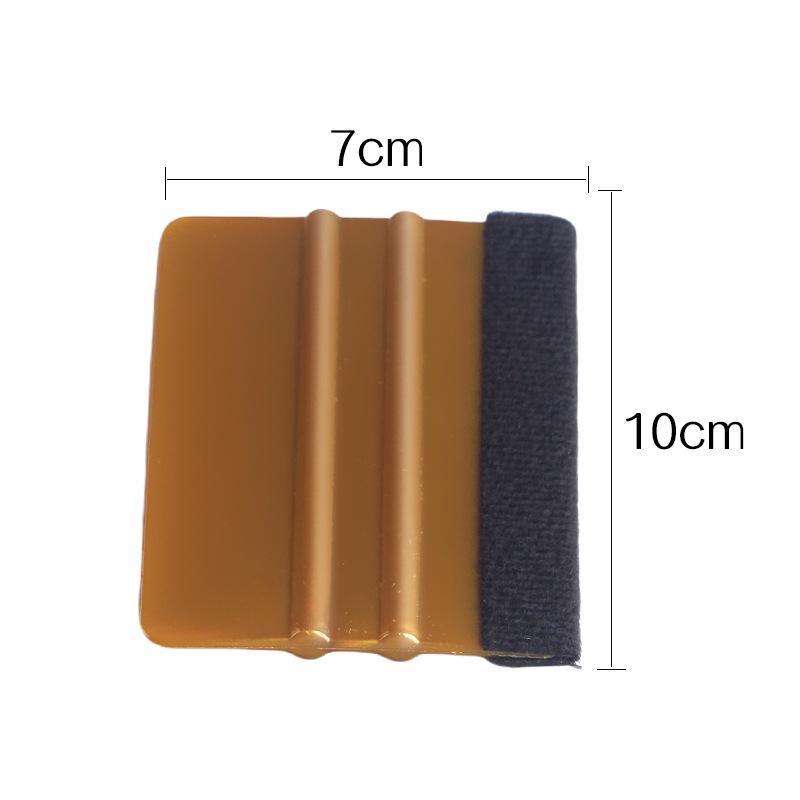 Color-Changing Car Film & Wall Sticker Flocking Scraper with Thickened Felt
