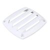 Louvered Flush Plastic Thru Vent 3in Boat Vent Easy Installation Optimal Airflow for Boat RV White