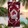 Asciugamano da Spiaggia ad Asciugatura Rapida in Microfibra Assorbente Portatile da Viaggio Asciugamano da Nuoto Stampa LOSC Lille FC