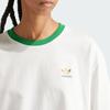 adidas Originals Women's '80s Loose Print Short Sleeve Tee White Green IS0312