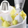 4Pcs Stainless Steel Cream Piping Tips Large Size Cake Decorating Tips Piping Tips Set  Cookie