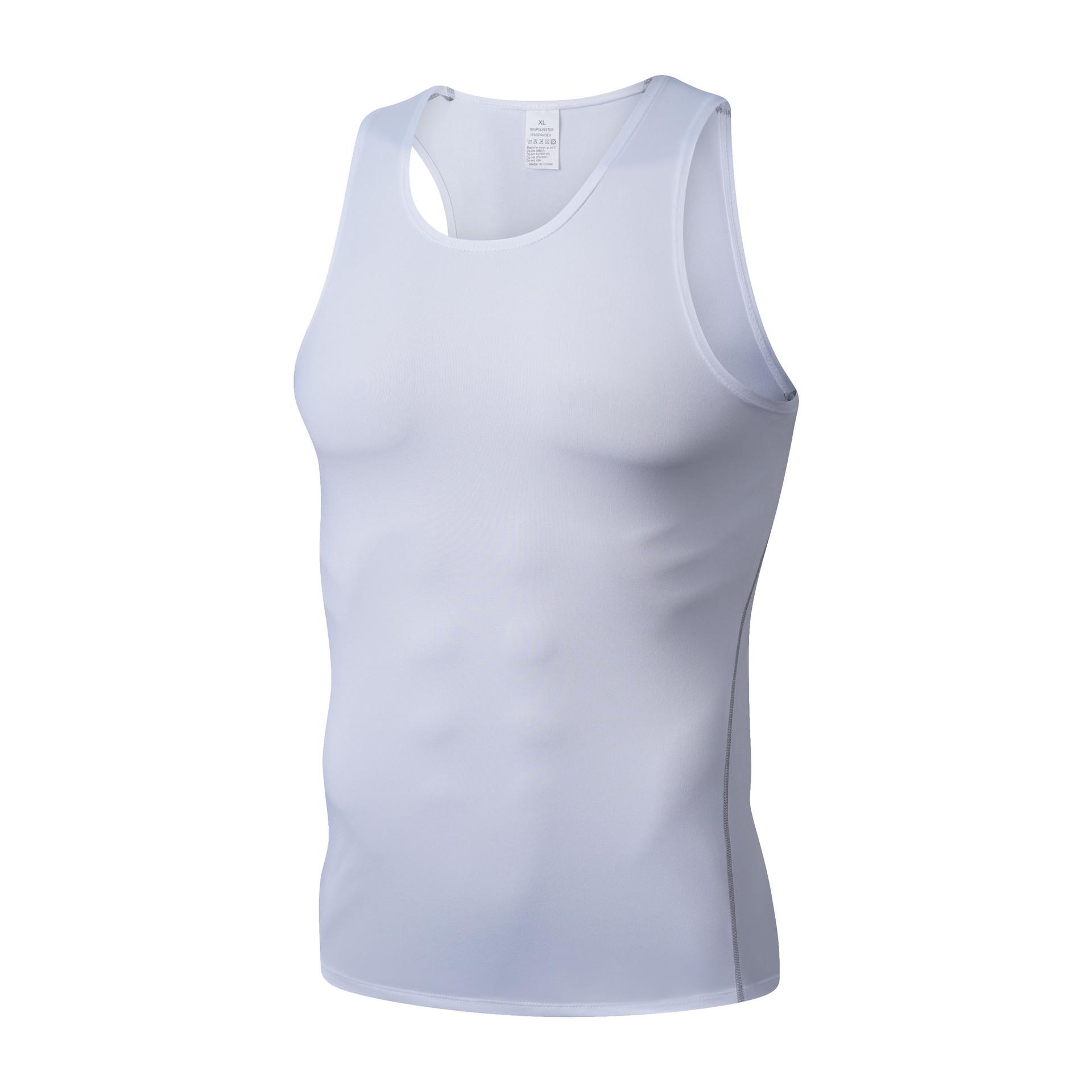 

Men’s Quick-Dry Cotton Sports Vest - Running, Fitness, Basketball Sleeveless Top XXL