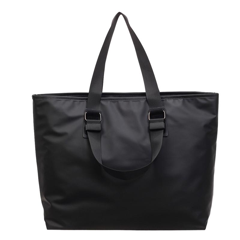 Minimalist Nylon Tote Bag for Women – Large Capacity Shoulder Bag with Adjustable Strap, Perfect for Work & Everyday Use