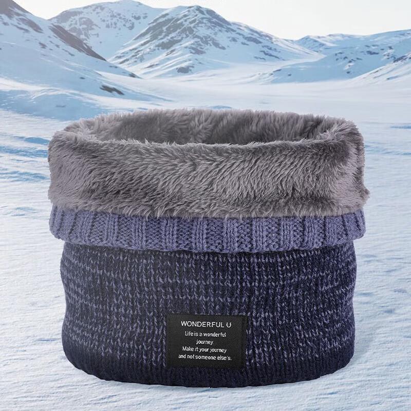 

Зимний вязаный пуловер, шарф-манишка One Size