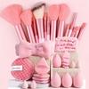 33pcs Fluffy Professional Makeup Brushes High Quality Eye Shadow Brush Makeup Brush Set  For Women