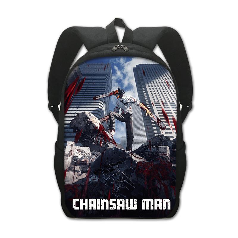 Anime Chaawman Chaawman Student School Bag Backpack Elementary And Secondary School Backpack