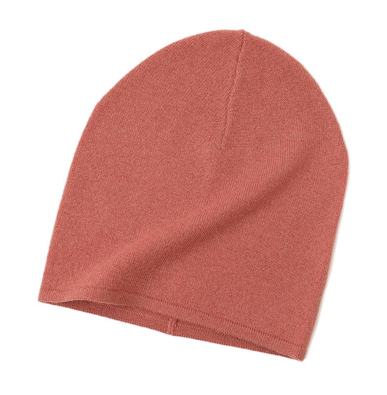 Unisex Solid Color Cashmere Knit Hats: Autumn/Winter Warm Korean Style