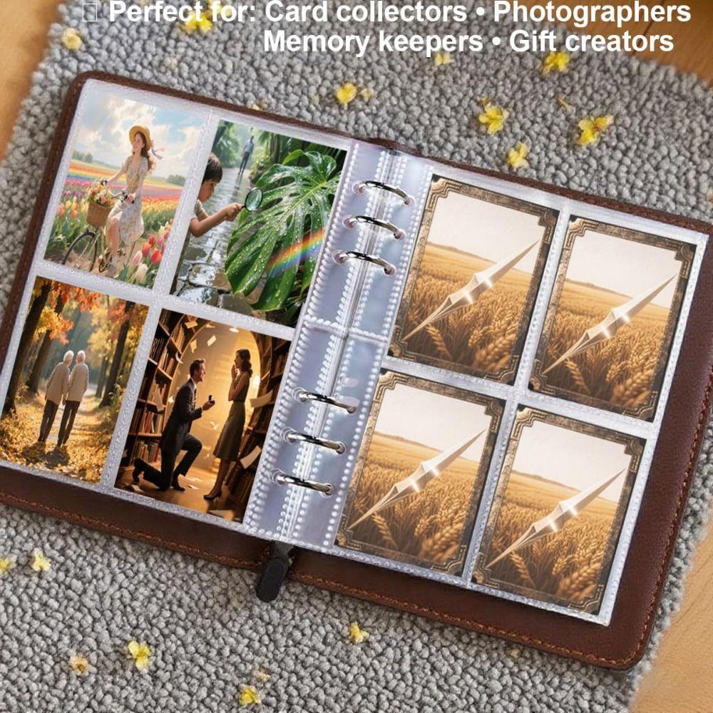 Multi-Pockets Photocard Sleeves A5 Size Photo Album Page Binder Pages Photocard Binder