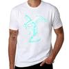 Mystic White Lightning Dragon Scribble Tshirt Quick Dry Outdoor Sports Tshirt