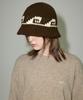 MAHAGRID Swell Handmade Knit Bucket Hat Brown(Mg2Efmab35A)