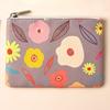 Mini Zipper Coin Purses Canvas Coin Wallet Lady Girls Earphone Coin Key Money Storage Bag Short Pouch Student Card Holder