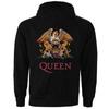 Queen Unisex Adult Classic Crest Full Zip Hoodie