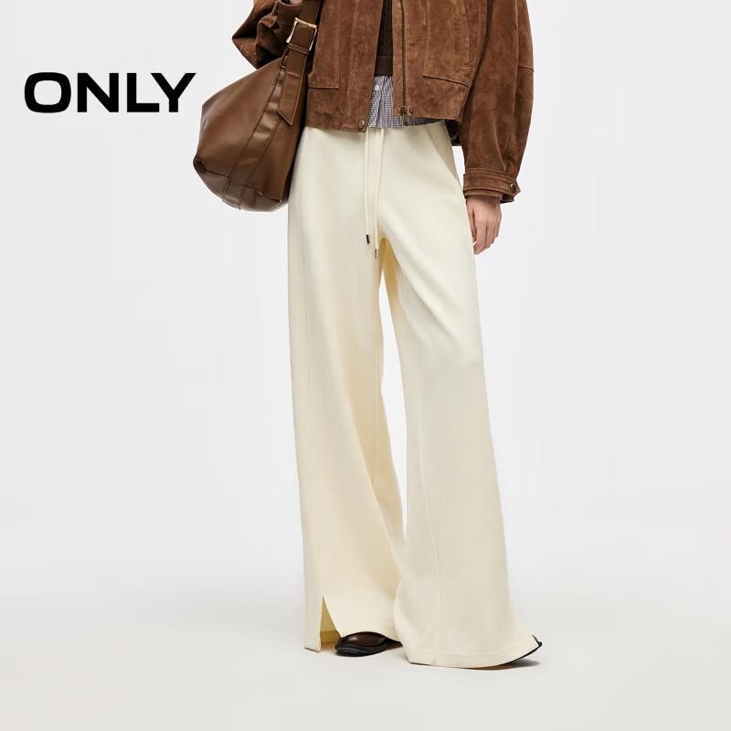

ONLY Women s Loose Straight Leg Casual Pants L