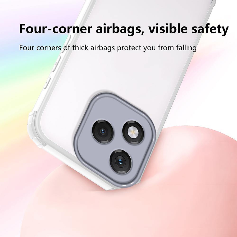 For Honor 400 Lite 5G Case Reinforced Corner Shockproof TPU + Acrylic Phone Cover