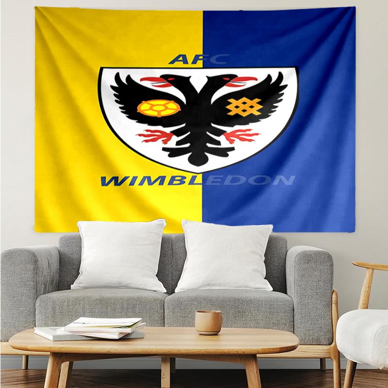 Afc Crest Printed Printed Tapestry, for Bedroom,Livingroom, Dormitory, Large Wall Decor, Fabric Decor Fan Birthday Gifts