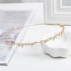 Pearl Rhinestone Hair Hoop Shining Elegant Flower Leaf Women Hair Comb Wedding Bridal Hairpin Crown Hair Styling Accessories
