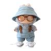 Doll Clothes Set for 15/17cm La Bubu Overalls Glasses Hats And Shoes Set Stylish Dolls Wardrobe Accessories