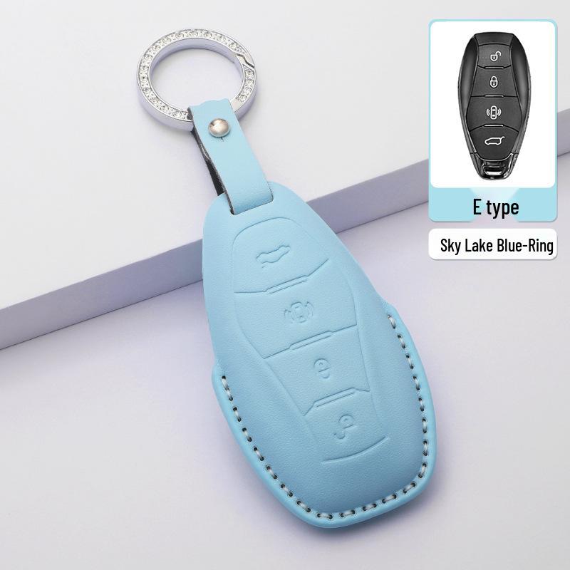 Key Cover and Buckle for Hongqi: HS5, H5, H9, HS7, H6, HS3, HQ9, and EH7 Models