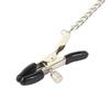 Fetish Adult Game Sex Toy for Women Metal Nipple Clamp with Chain Bondage Breast Labia Clip Stimulation Massager BDSM