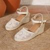 2026 Fashionable Versatile Large Size Height-Increasing Buckle Sandals