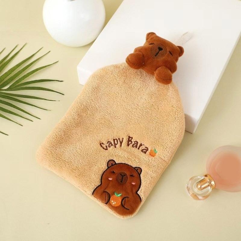 Animal Themed Kids Hand Towels Soft Absorbent Coral Velvets Quick Drying Towels for Kitchen and Bathroom