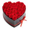 Forever Flowers, 27 konservierte Rosen in einer Herzform-Box, Ewige Blumen Unsterbliches Bouquet Geburtstagsgeschenk zur Lieferung Prime Frauen Ihrer Frau Müttern,