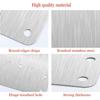 10pcs Cabinet Hinge Repair Plate, Stainless Steel Hinge Fixing Plate Bracket kit with Mounting Screw for Furniture and Kitchen Cabinet Door, Protect