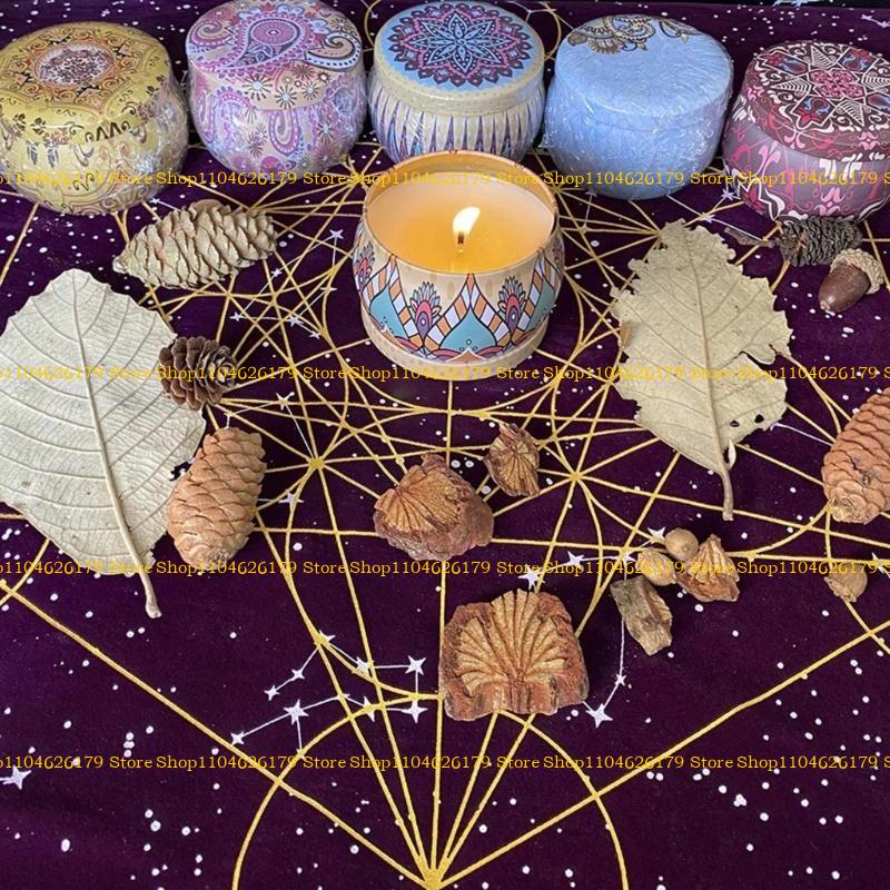 A1A2 Altar Cloth Tarot Alter Tablecloth Witchcraft Supplies for Tarot Divination Game