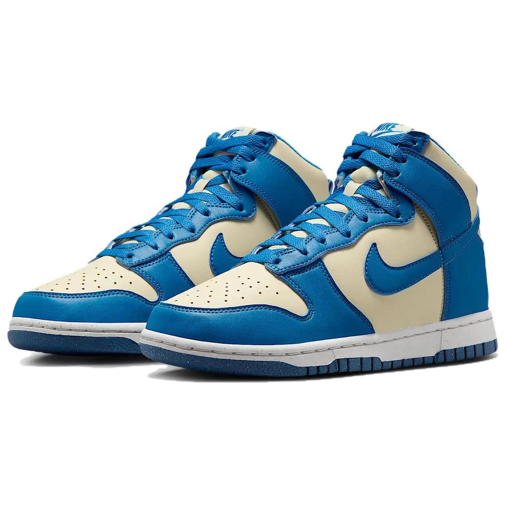 Nike  Dunk High Next Nature Star Blue Light Khaki Women Sneakers Platinum-Tint FV5960-201