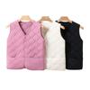 OEING Women's Slim Fit Quilted Wool Vest