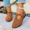 Casual Wedge Heels Large Size Low-cut Flats Women's Flat Shoes