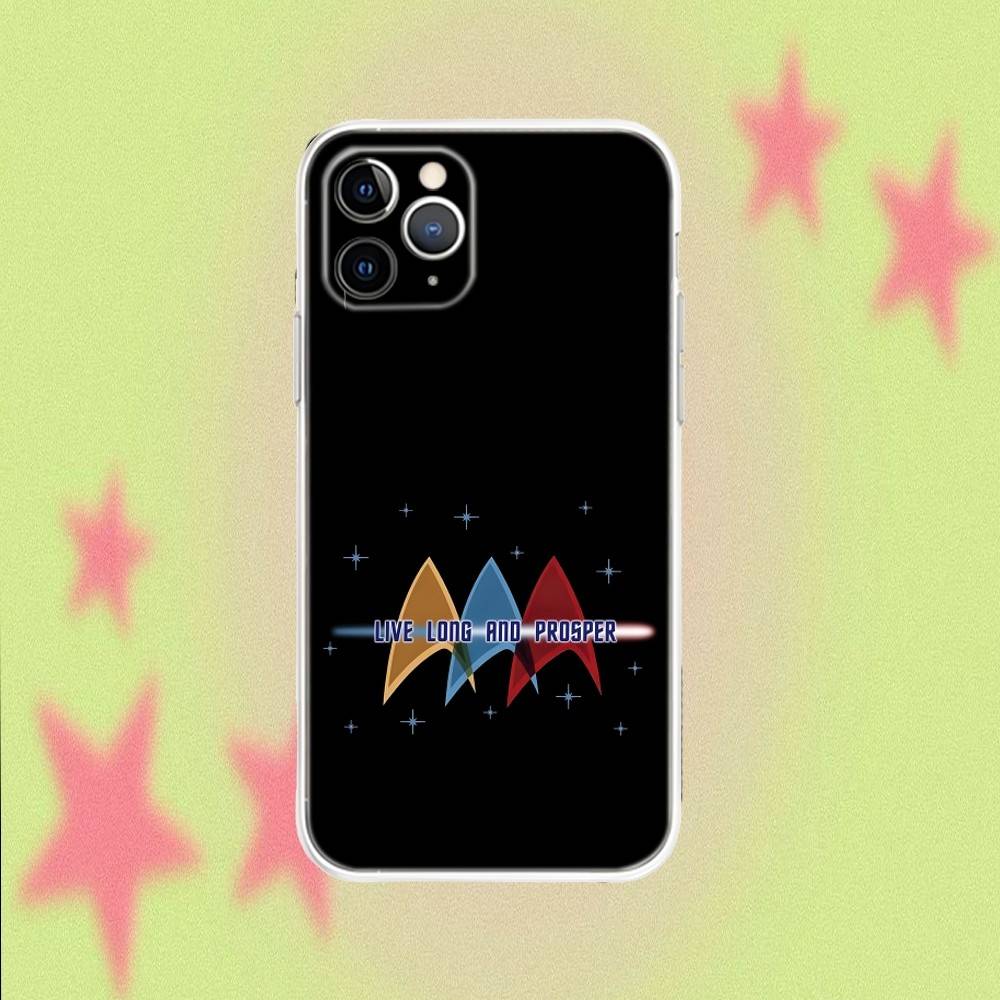 

S-StarS Trek Space Transparent Non-Slip Phone Case For iPhone 17,16,15,14,13,12,11,Air,X,XR,Pro,Max,Plus iPhone14