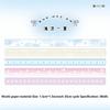 5Rolls/Set Washi Tape for Crafts Tapes Roll Stickers Diary Masking Decorative Adhesive Set Washi Tape Stationery Journaling