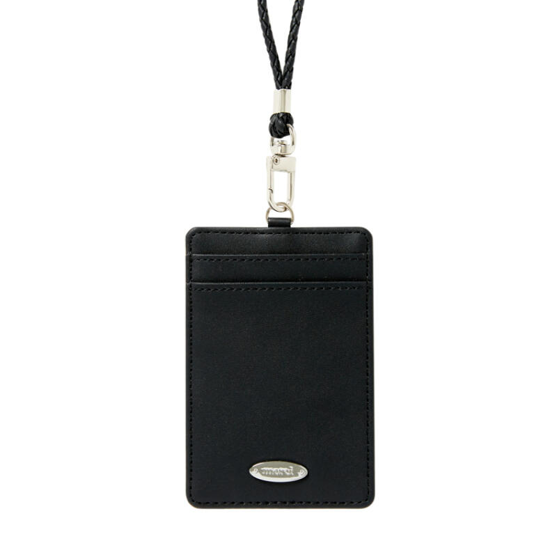 

Steel Badge Necklace Card Holder Black (28003114)