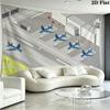 Airports and Airplanes Pattern Home Decor Tapestry, Wall Hanging, Decorative RV Wall Cloth.MGT0918315