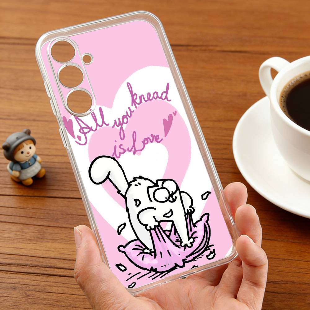 S-Simons-S And C-Cats  Phone Case For Samsung S25,24,21,22,23,30,Ultra,20,Plus,Fe,Lite,Note Transparent Cover