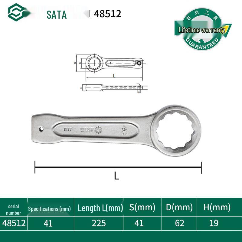 SATA Heavy-Duty Striking Ring Wrench