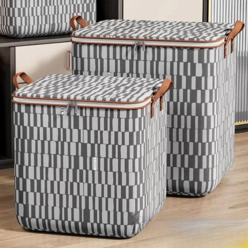 Large Capacity Storage Bag for Clothes and Quilts Foldable Dust Proof Moving Box Organizer Home Dustproof Packing Bag