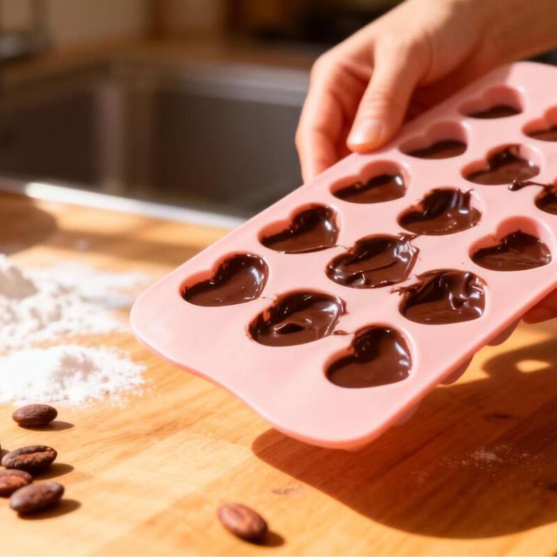 Silicone Heart Chocolate Mold