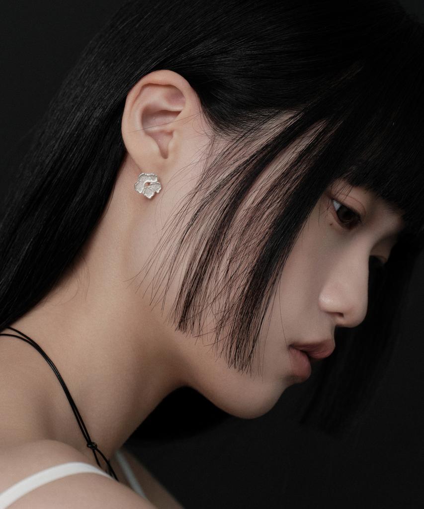 Beritolam Lace Flower Earrings (Solo)